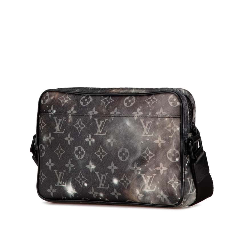 Louis Vuitton Monogram Galaxy Alpha Hobo Black Canvas Good condition - Back View