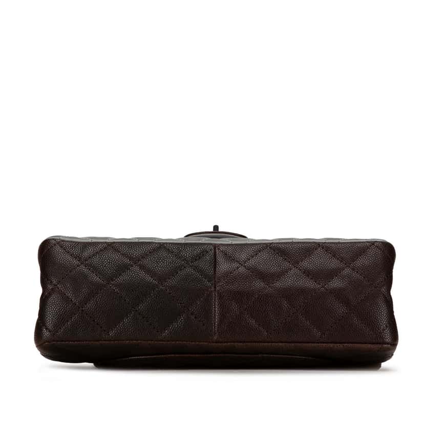 Chanel Caviar and Iridescent Calfskin Reissue 2.55 Double Flap 226 Brown Leather Good condition - Model View