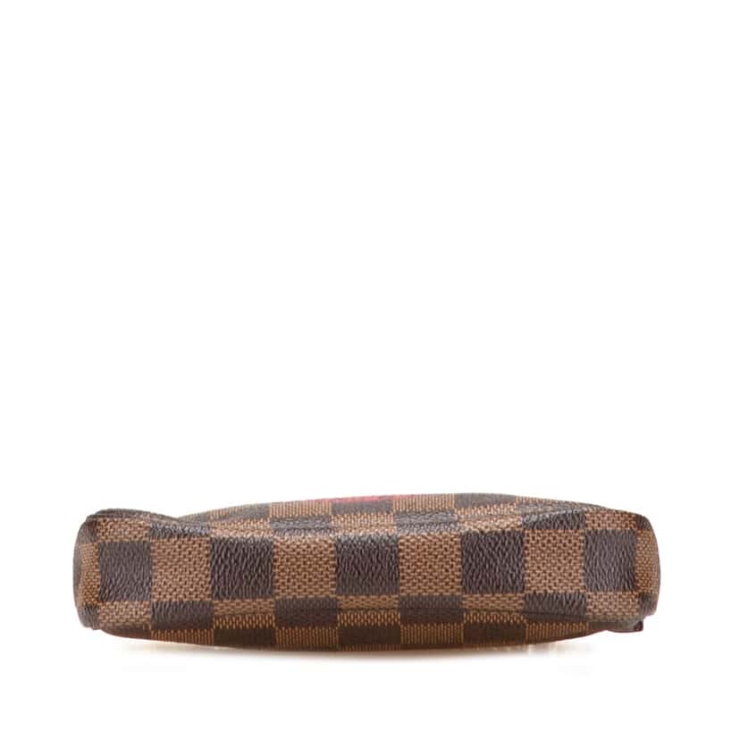 Louis Vuitton Damier Ebene Trunks and Bags Mini Pochette Accessoires Brown Canvas Very good condition - Inside View