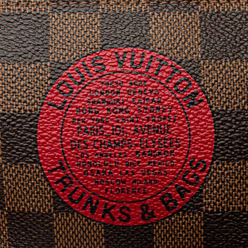 Louis Vuitton Damier Ebene Trunks and Bags Mini Pochette Accessoires Brown Canvas Very good condition - Box View