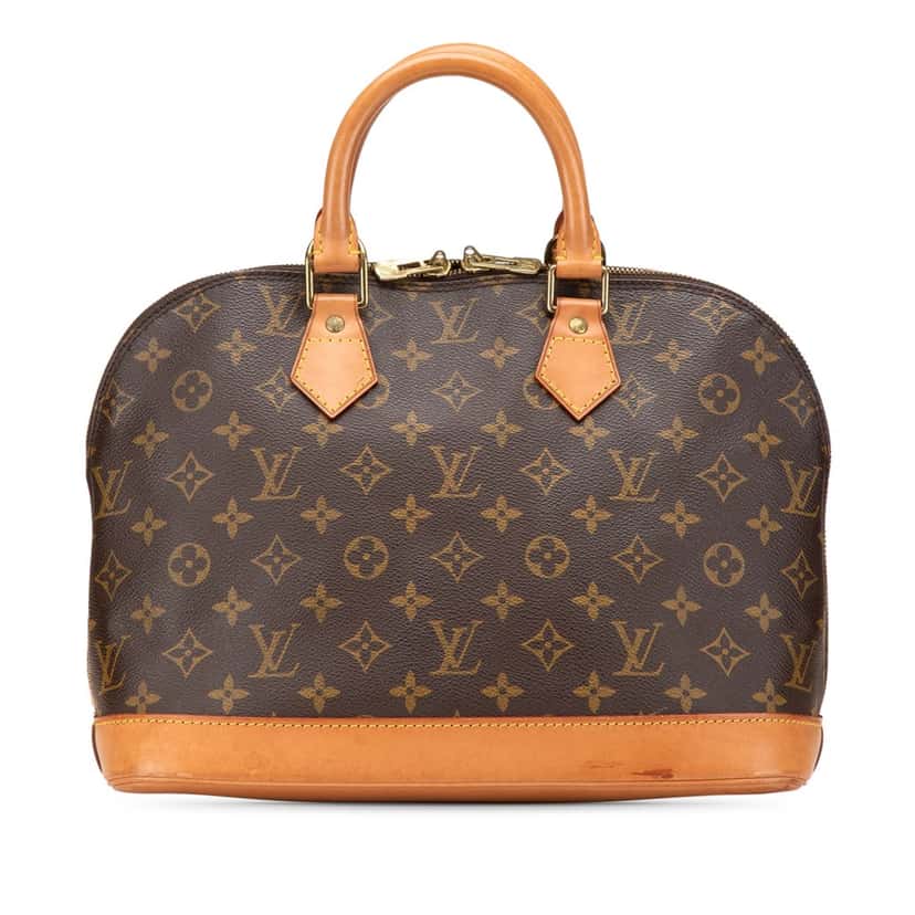 Louis Vuitton Monogram Alma PM Brown Canvas Good condition - Front View