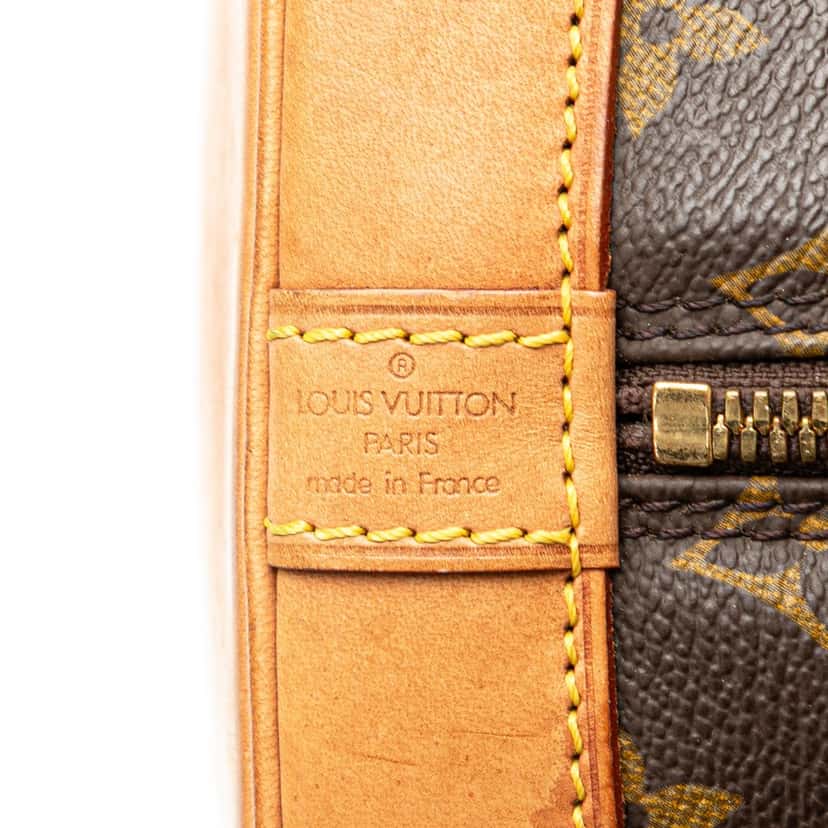 Louis Vuitton Monogram Alma PM Brown Canvas Good condition - Box View