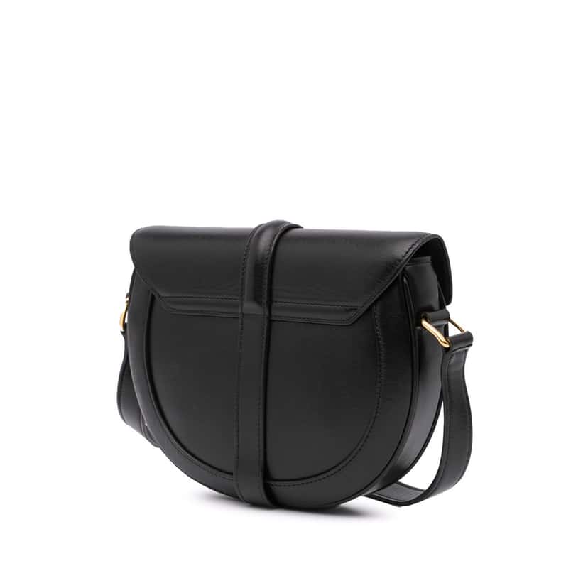 Celine Small Calfskin Besace 16 Crossbody Black Leather Good condition - Back View
