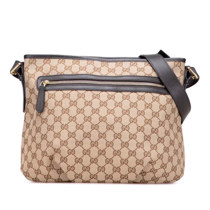 Gucci GG Canvas Crossbody Brown Canvas Good condition - Front View