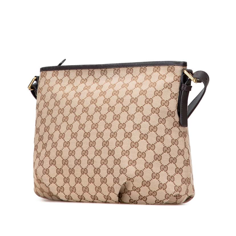 Gucci GG Canvas Crossbody Brown Canvas Good condition - Back View