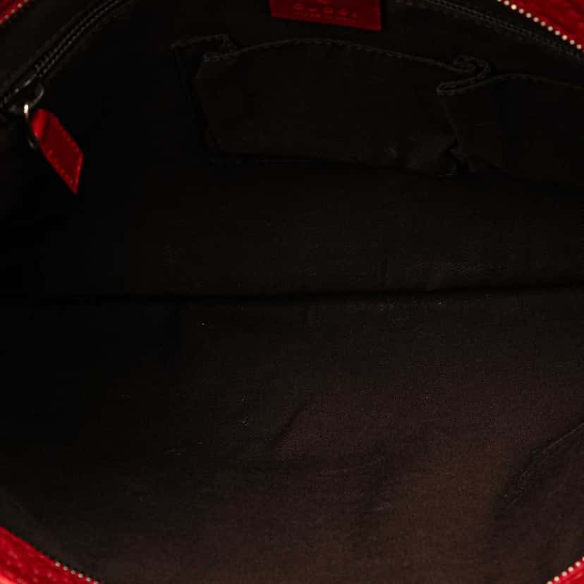 Gucci Leather Diamante Hilary Lux Crossbody Red Leather Good condition - Model View