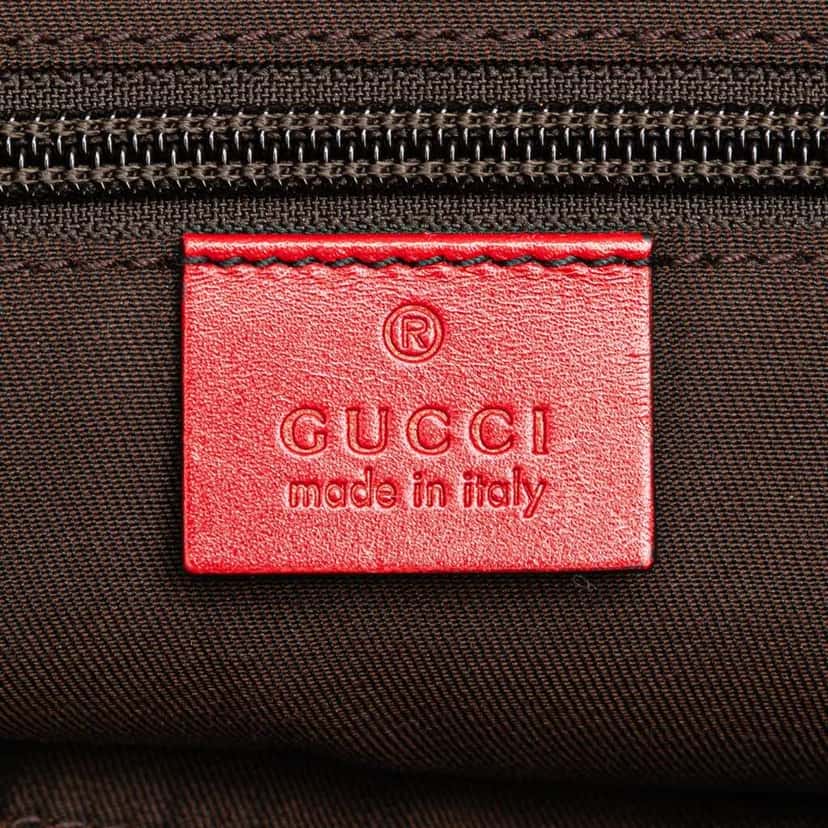 Gucci Leather Diamante Hilary Lux Crossbody Red Leather Good condition - Box View