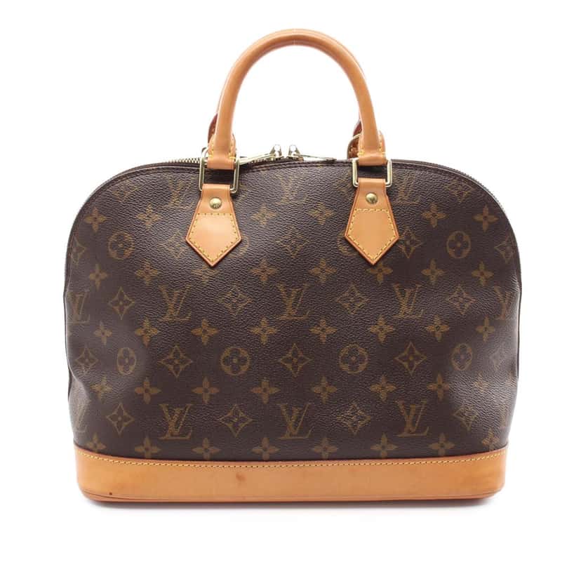 Louis Vuitton Monogram Alma PM Brown Canvas Good condition - Front View