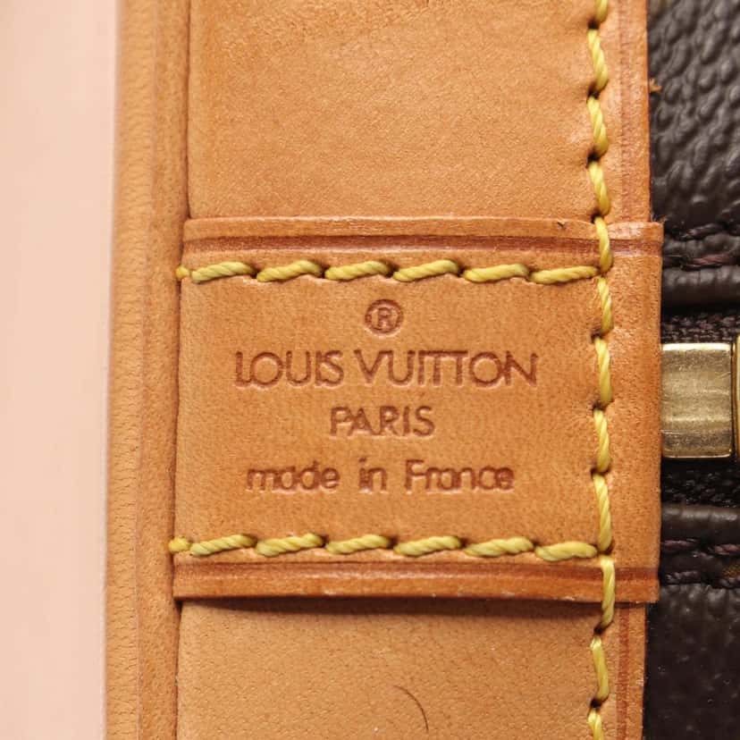 Louis Vuitton Monogram Alma PM Brown Canvas Good condition - Box View