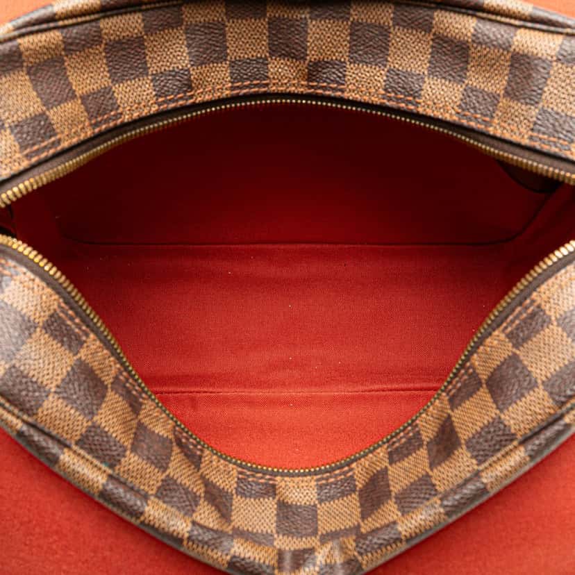 Louis Vuitton Damier Ebene Naviglio Brown Canvas Good condition - Model View