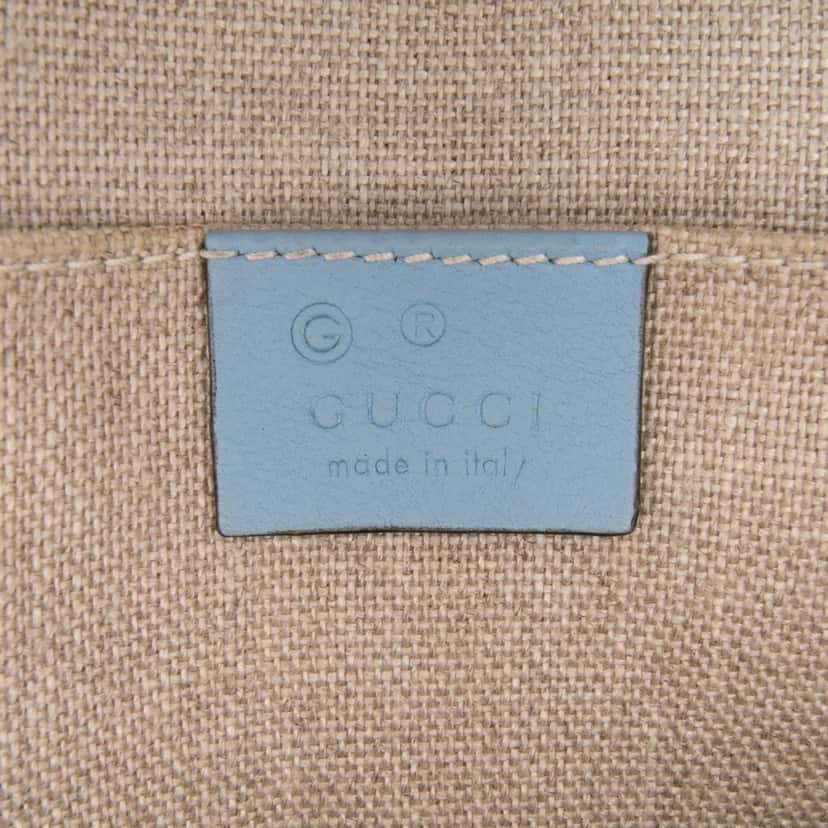 Gucci Mini Microguccissima Dome Satchel Blue Leather Good condition - Box View