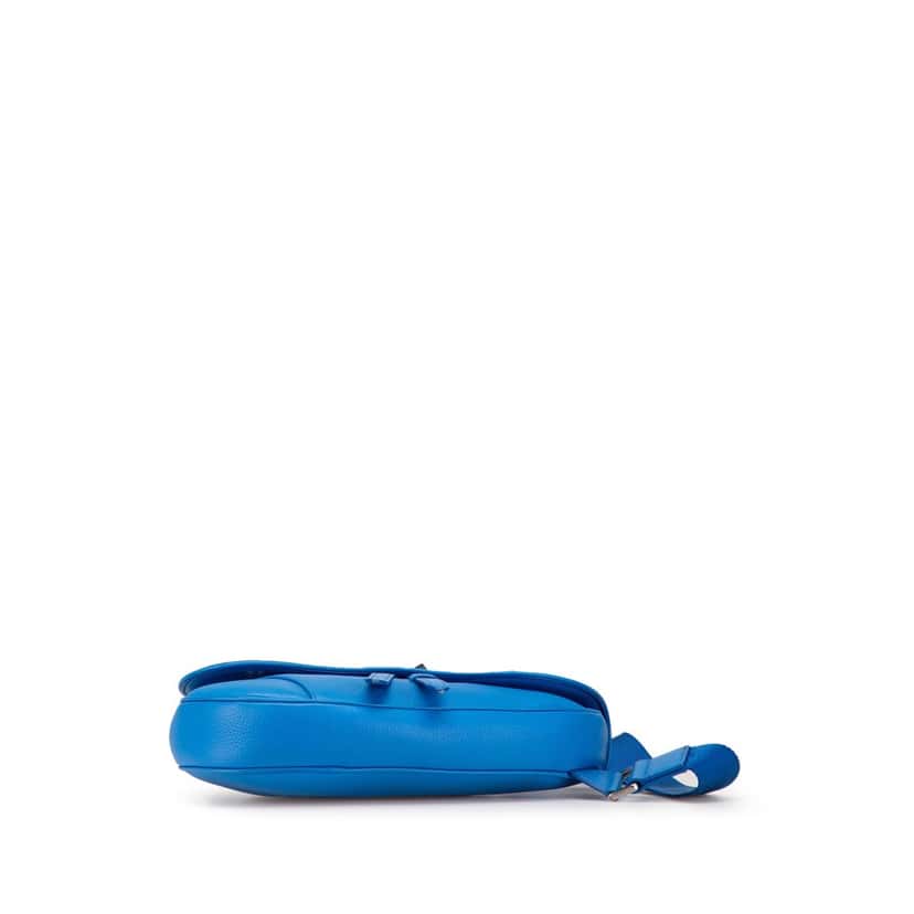 Dior Leather Saddle Crossbody Blue Leather Good condition - Inside View