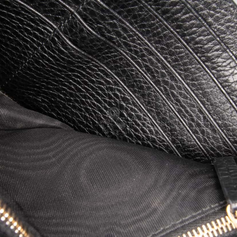 Gucci Leather Betty Wallet on Chain Black Leather Good condition - Box View