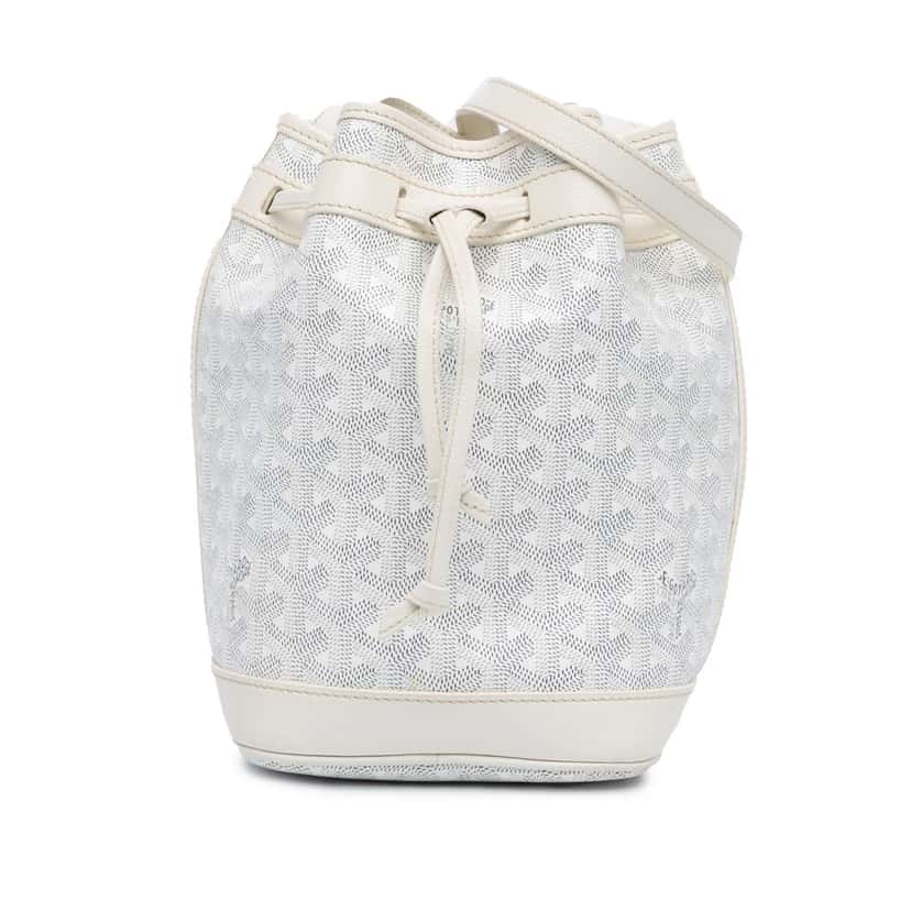 Goyard Goyardine Petit Flot White Canvas Very good condition - Front View