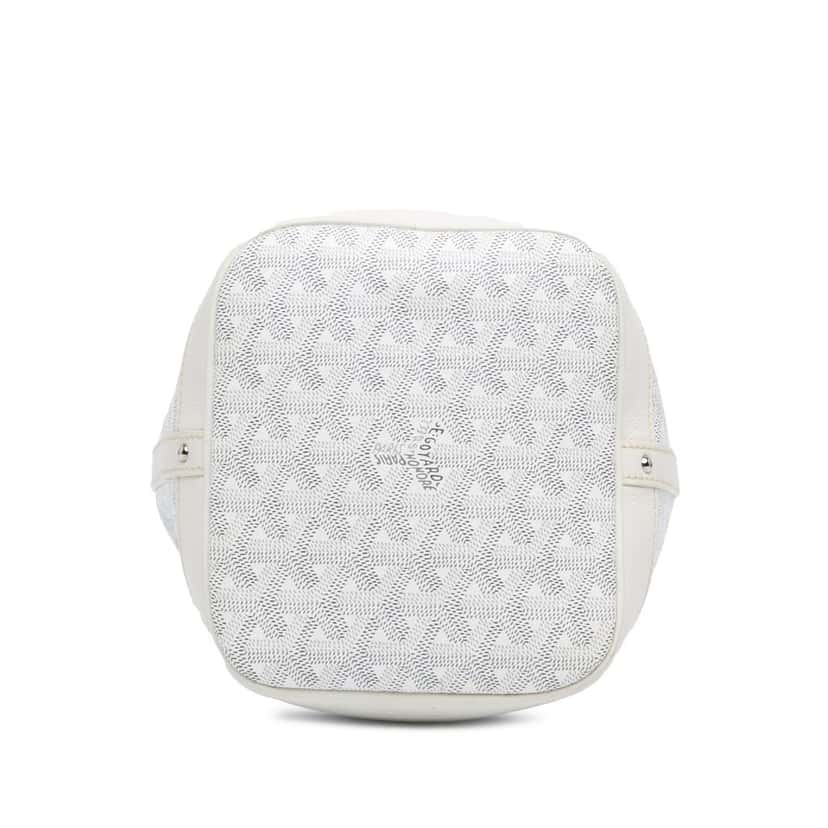 Goyard Goyardine Petit Flot White Canvas Very good condition - Inside View