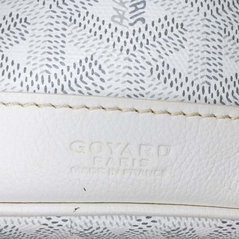 Goyard Goyardine Petit Flot White Canvas Very good condition - Box View