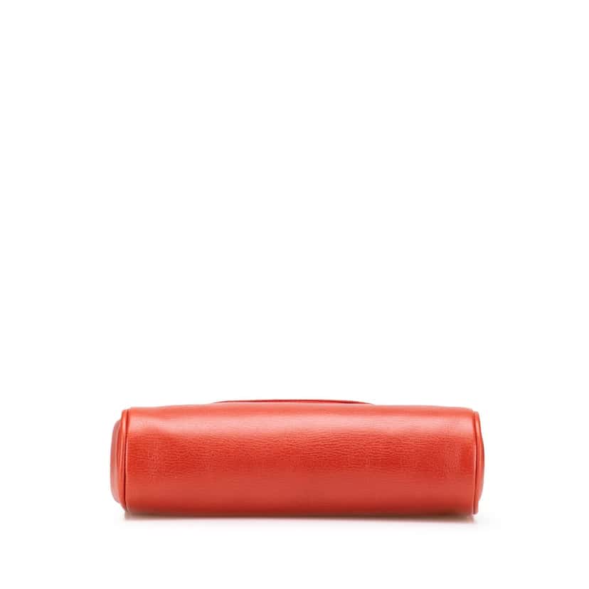 Loewe Leather Velazquez Twist Clutch Red Leather Good condition - Inside View