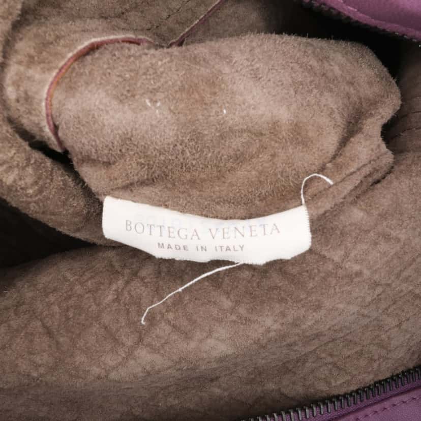 Bottega Veneta Nappa Intrecciato Tote Purple Leather Good condition - Box View