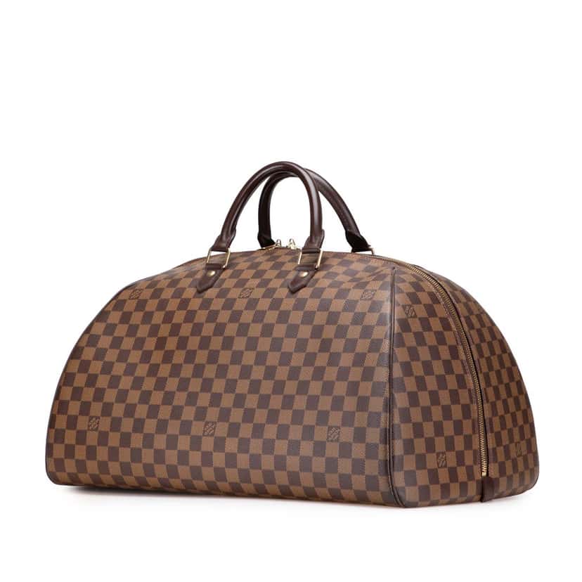 Louis Vuitton Damier Ebene Ribera GM Brown Canvas Good condition - Back View