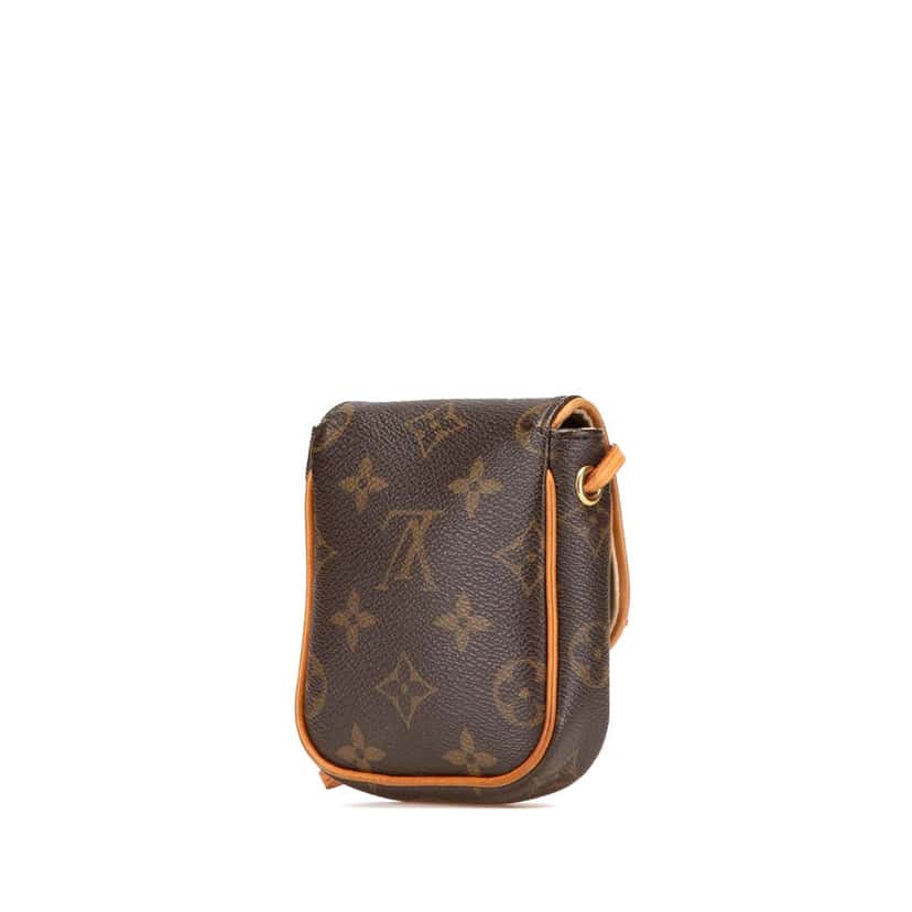 Louis Vuitton Monogram Pochette Cancun Brown Canvas Good condition - Back View