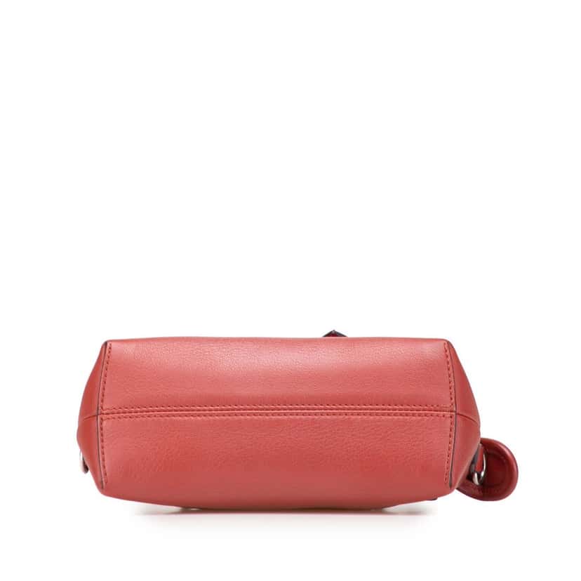 Fendi Mini Leather By The Way Satchel Red Leather Good condition - Inside View