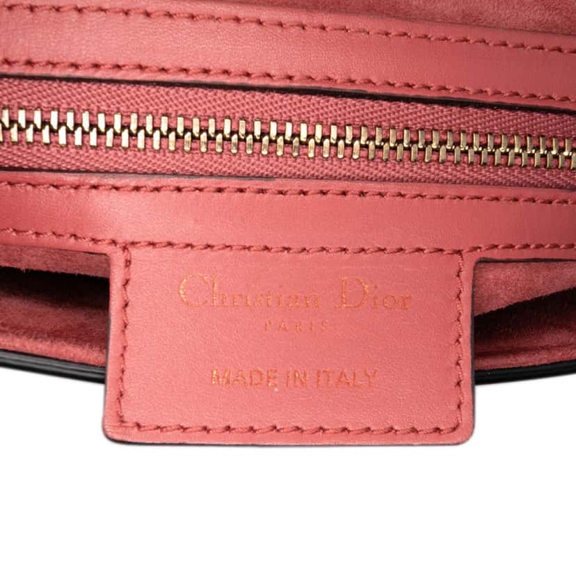 Dior Calfskin Saddle Bag Red Leather Good condition - Box View