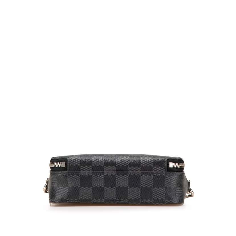Louis Vuitton Damier Graphite Alpha Wearable Wallet Black Canvas Good condition - Inside View