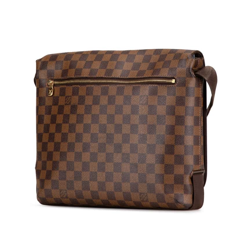 Louis Vuitton Damier Ebene Brooklyn MM Brown Canvas Good condition - Back View