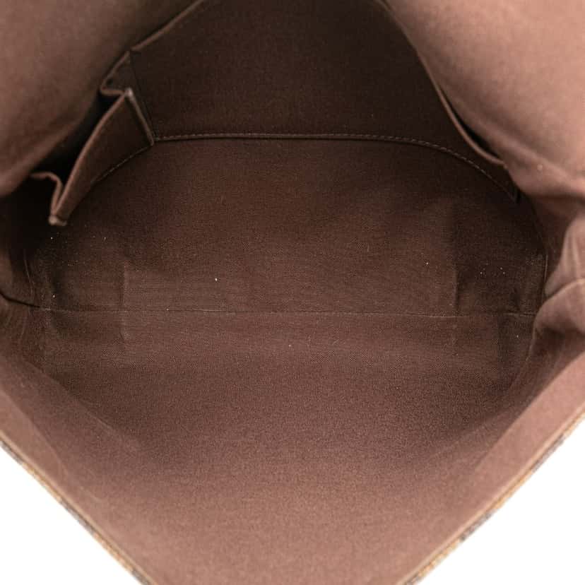 Louis Vuitton Damier Ebene Brooklyn MM Brown Canvas Good condition - Model View