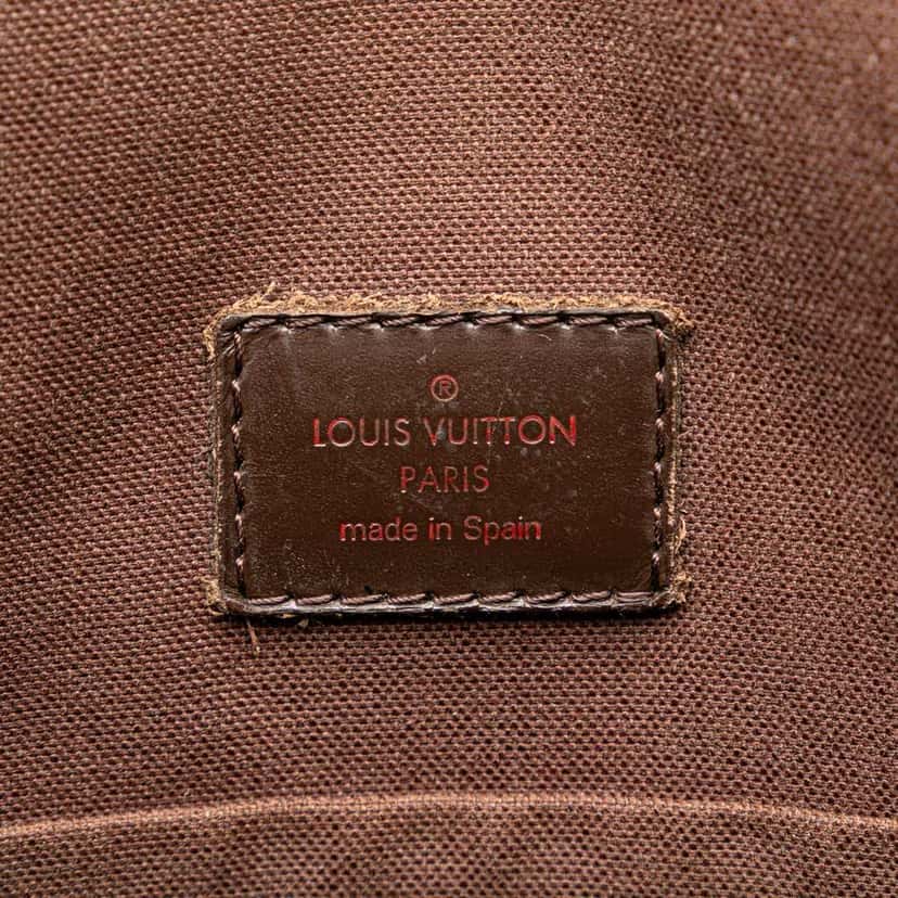 Louis Vuitton Damier Ebene Brooklyn MM Brown Canvas Good condition - Box View