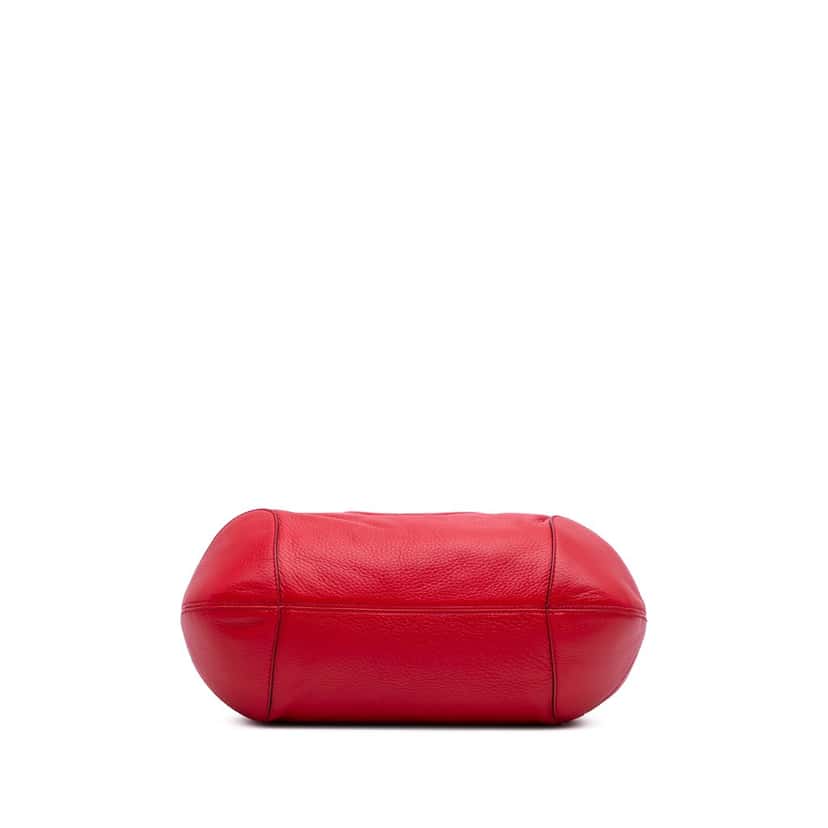 Gucci Leather Soho Shoulder Bag Red Leather Good condition - Inside View