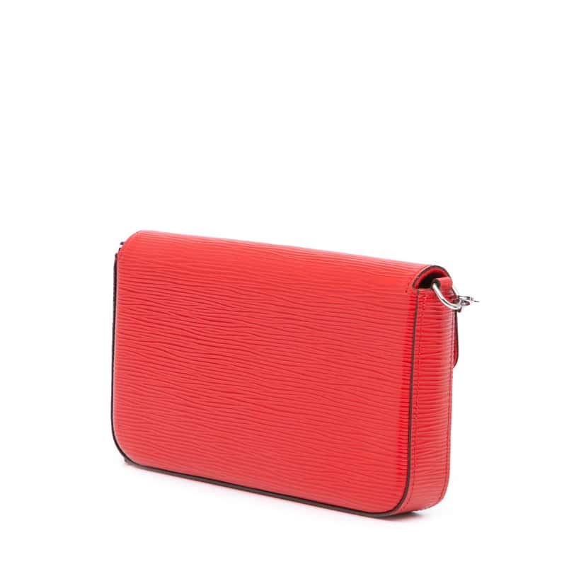 Louis Vuitton Epi Pochette Felicie Red Leather Good condition - Back View