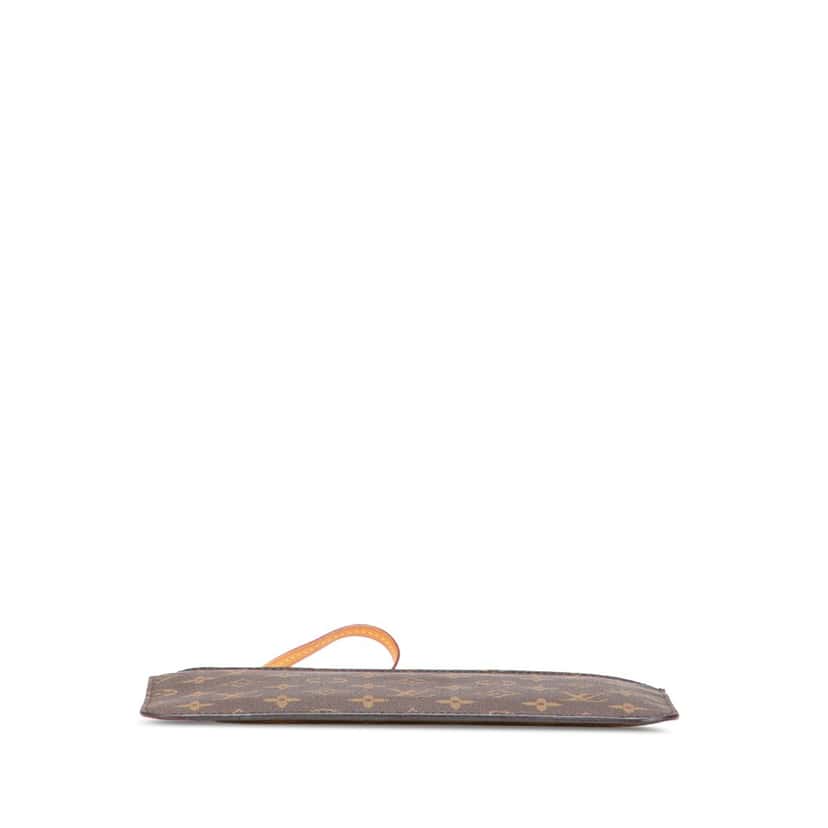 Louis Vuitton Monogram Neverfull Pouch Brown Canvas Good condition - Inside View