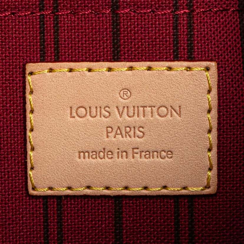 Louis Vuitton Monogram Neverfull Pouch Brown Canvas Good condition - Box View