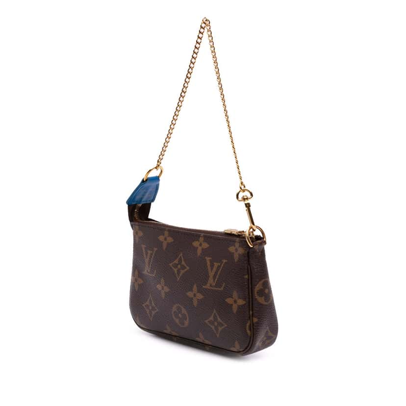 Louis Vuitton Monogram Vivienne Venice Mini Pochette Accessoires Brown Canvas Good condition - Back View
