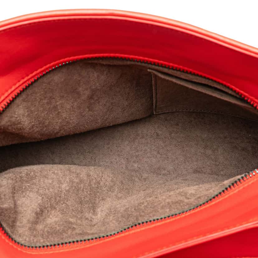 Bottega Veneta Nappa Intrecciato Satchel Red Leather Very good condition - Model View
