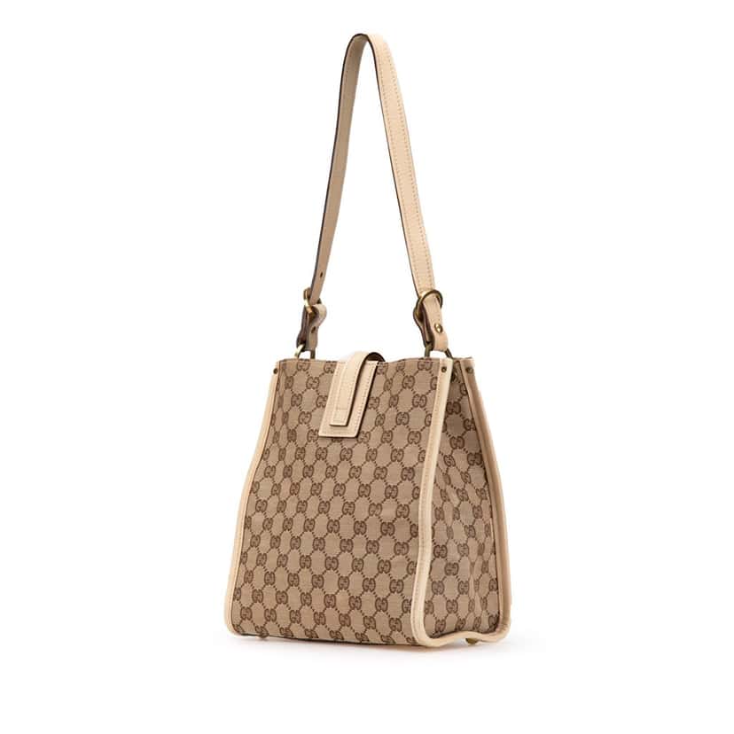 Gucci GG Canvas Shoulder Bag Brown Canvas Good condition - Back View
