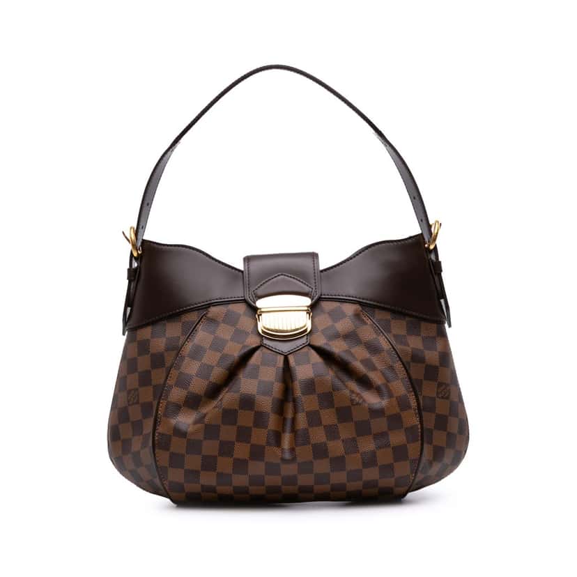 Louis Vuitton Damier Ebene Sistina PM Brown Canvas Good condition - Front View