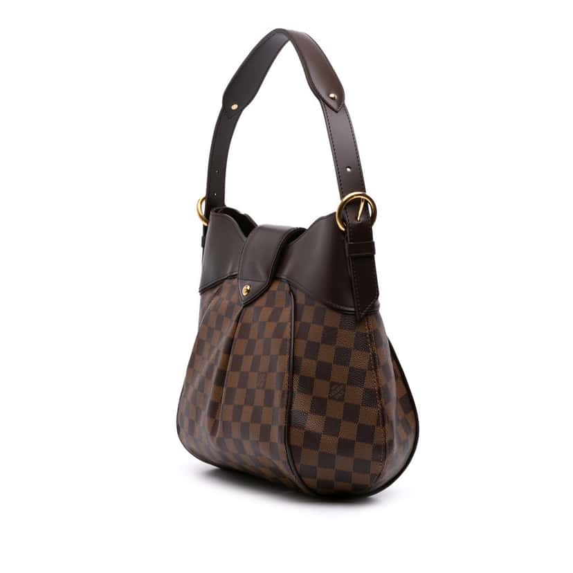 Louis Vuitton Damier Ebene Sistina PM Brown Canvas Good condition - Back View