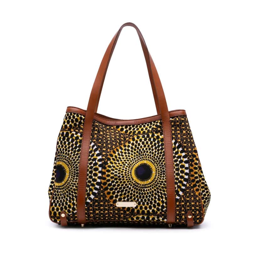 Burberry Medium Canvas Summer Sun Havenmore Tote Brown Canvas Good condition - Front View