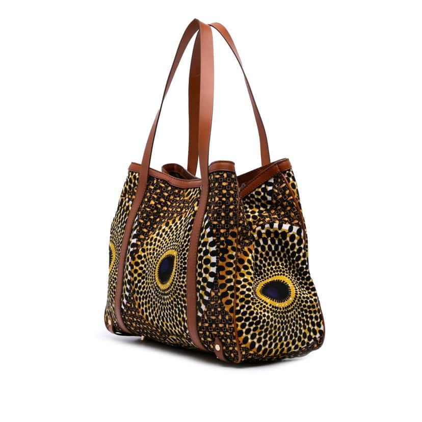 Burberry Medium Canvas Summer Sun Havenmore Tote Brown Canvas Good condition - Back View