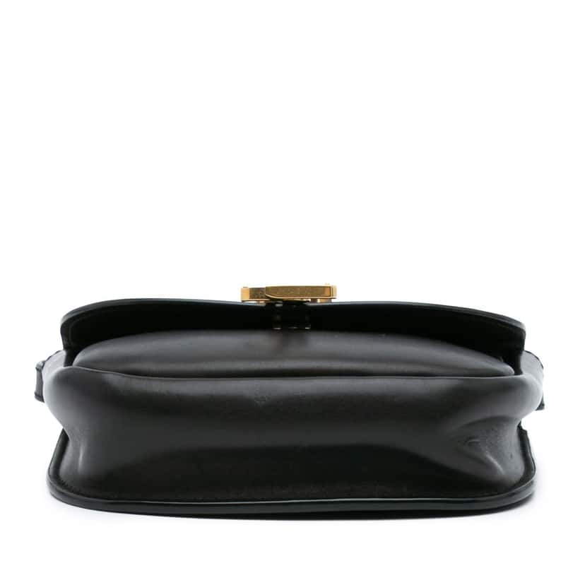 Saint Laurent Small Leather Monogram Kaia Crossbody Black Leather Good condition - Inside View