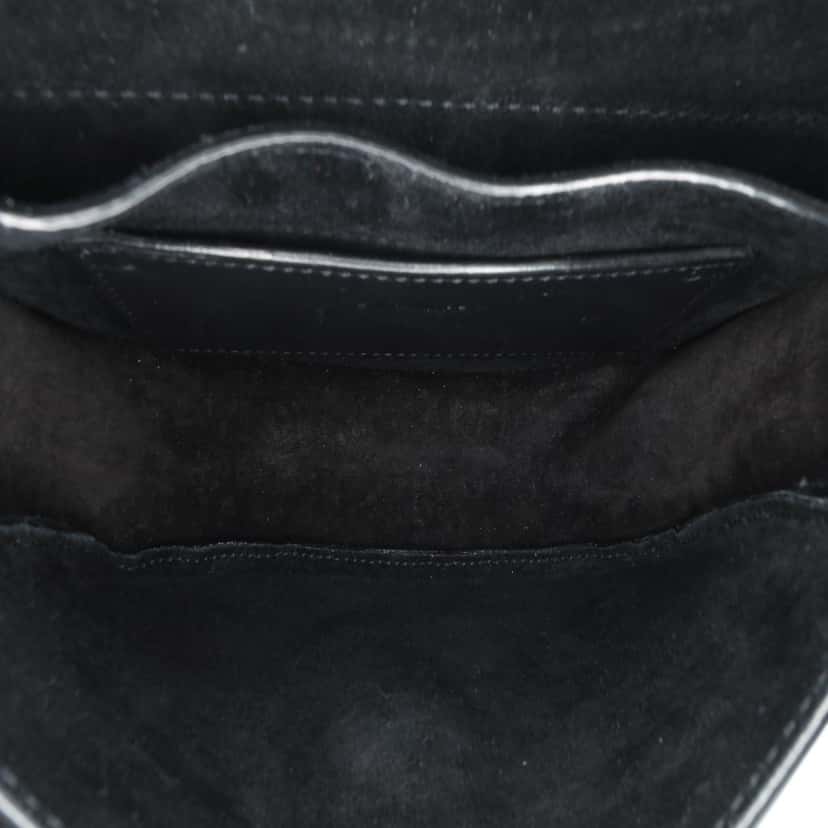 Saint Laurent Small Leather Monogram Kaia Crossbody Black Leather Good condition - Model View