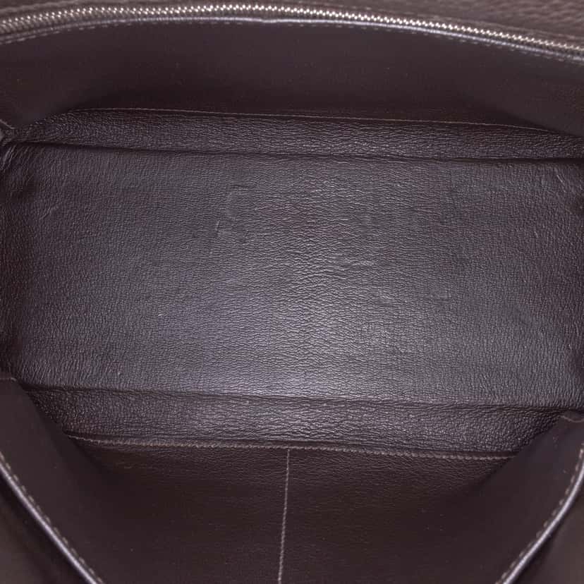 Hermès Togo Kelly II Retourne 28 Brown Leather Good condition - Model View