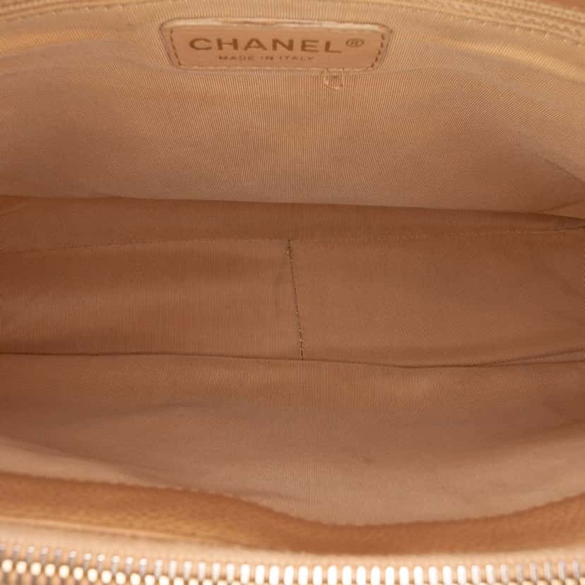 Chanel Caviar Grand Shopping Tote Brown Leather Good condition - Box View