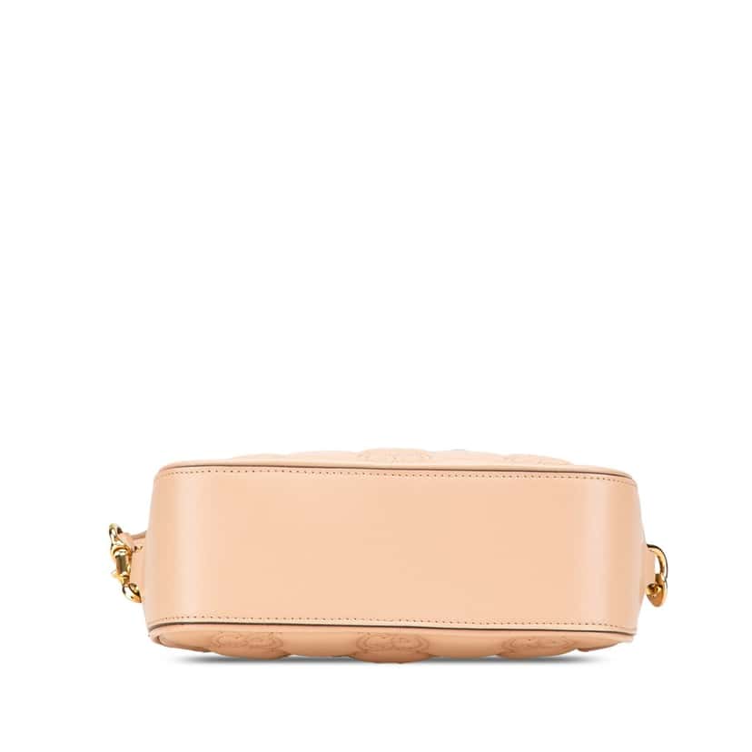 Gucci Small GG Matelasse Leather Crossbody Brown Leather Good condition - Inside View