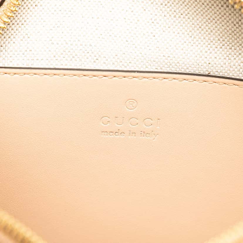 Gucci Small GG Matelasse Leather Crossbody Brown Leather Good condition - Box View