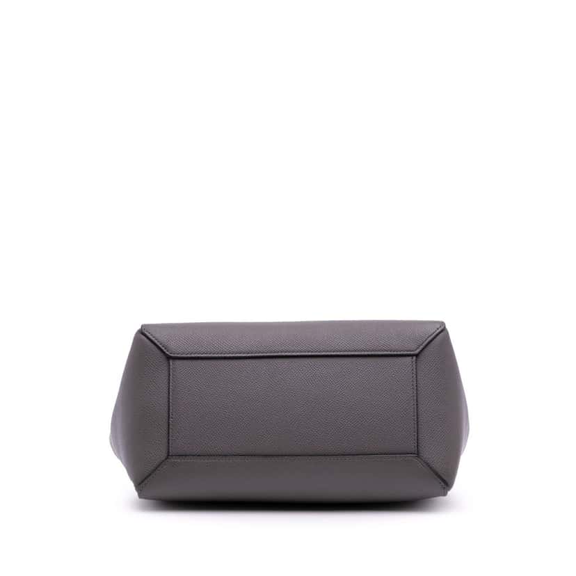 Celine Micro Grained Calfskin Belt Bag Grey Leather Good condition - Inside View