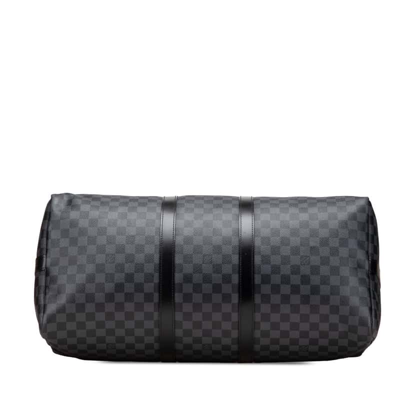 Louis Vuitton Damier Graphite Keepall Bandouliere 55 Grey Canvas Good condition - Inside View