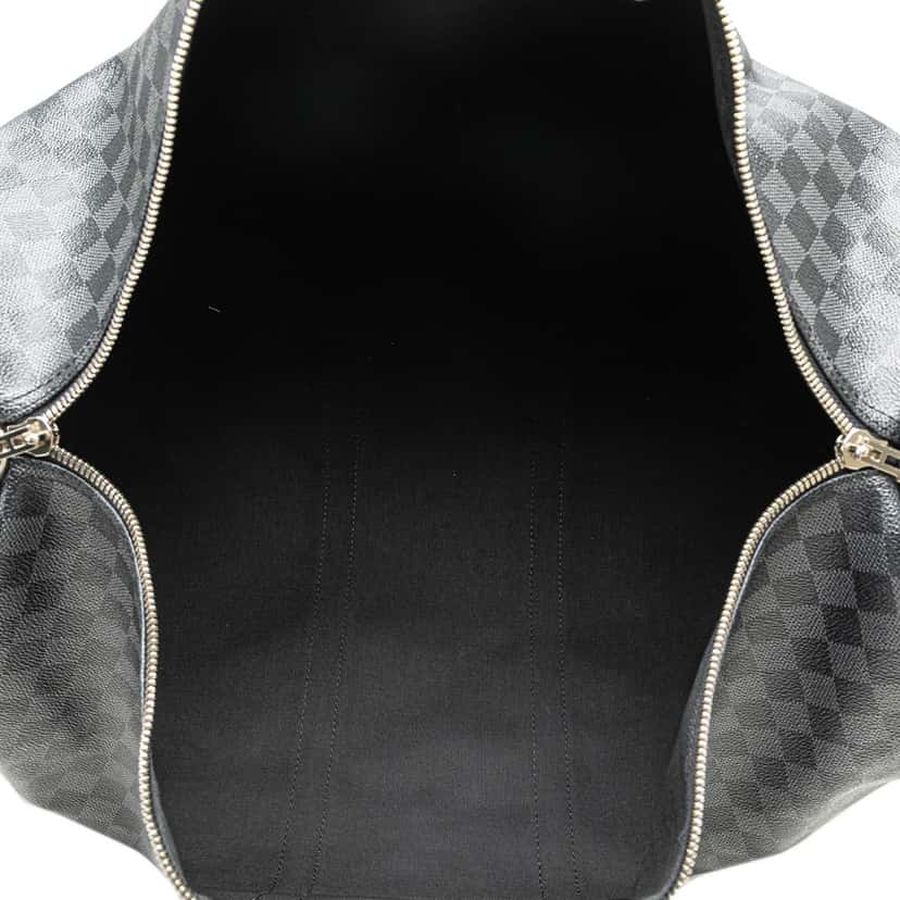 Louis Vuitton Damier Graphite Keepall Bandouliere 55 Grey Canvas Good condition - Model View